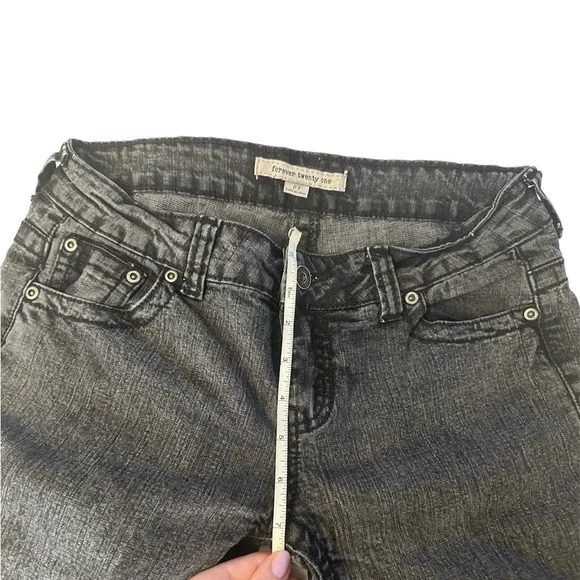 Forever 21 Gray Stone Wash Fade Skinny Jeans Size 27 - Picture 5 of 9